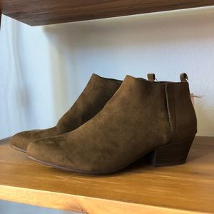 Olive Ankle Boots
